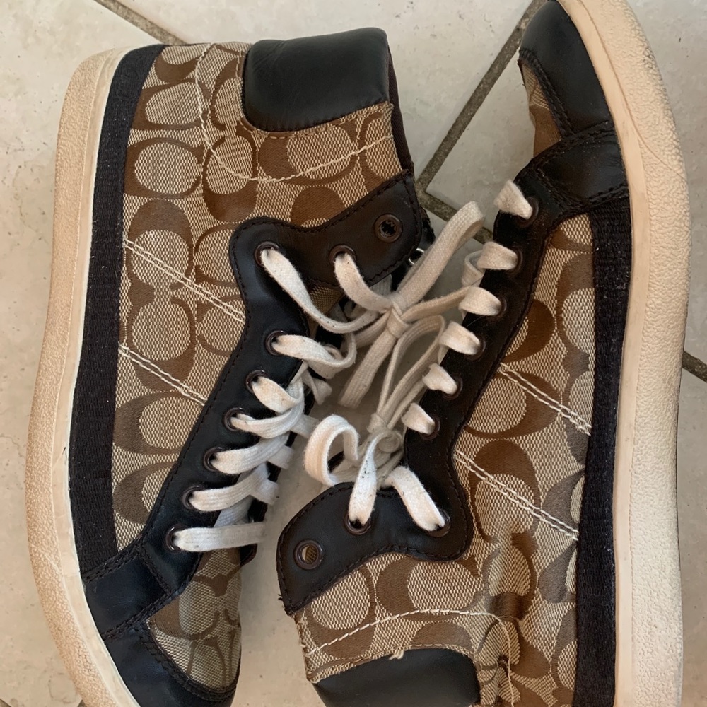 High top coach sneakers - Picture 2 of 3